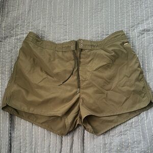 H&M Green Swim Trunks Quick-Dry Lightweight